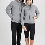 Womens 320gsm Soft cotton/bonded polar fleece Hoodie
